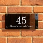 House Number Personalised Plaque Laser Cut 3D Door Signs House Number Personalised Plaque Laser Cut 3D Door Signs