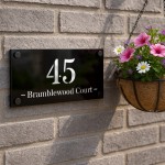 House Number Personalised Plaque Laser Cut 3D Door Signs House Number Personalised Plaque Laser Cut 3D Door Signs