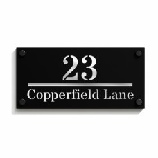 House Number Personalised Door Laser Cut Signs Number Name Home 