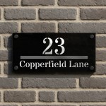 House Number Personalised Door Laser Cut Signs Number Name Home 