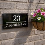 House Number Personalised Door Laser Cut Signs Number Name Home 