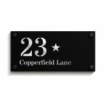 Personalised House Number Door Plaques For Outside House Name