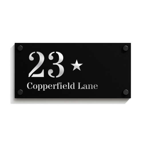Personalised House Number Door Plaques For Outside House Name