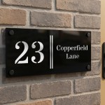 House Sign Door Number Laser Personalised Address Wall Plaques House Sign Door Number Laser Personalised Address Wall Plaques