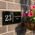 House Sign Door Number Laser Personalised Address Wall Plaques House Sign Door Number Laser Personalised Address Wall Plaques