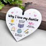 Auntie Gift Why I Love Auntie Gift Birthday Gift for Auntie Cute Auntie Gift Why I Love Auntie Gift Birthday Gift for Auntie Cute