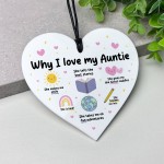 Auntie Gift Why I Love Auntie Gift Birthday Gift for Auntie Cute Auntie Gift Why I Love Auntie Gift Birthday Gift for Auntie Cute