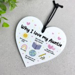 Auntie Gift Why I Love Auntie Gift Birthday Gift for Auntie Cute Auntie Gift Why I Love Auntie Gift Birthday Gift for Auntie Cute