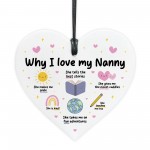 Nanny Gift Why I Love Nanny Gift Birthday Gift for Nanny Cute