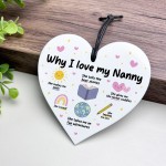 Nanny Gift Why I Love Nanny Gift Birthday Gift for Nanny Cute