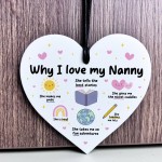 Nanny Gift Why I Love Nanny Gift Birthday Gift for Nanny Cute