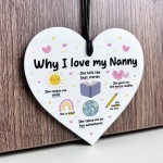 Nanny Gift Why I Love Nanny Gift Birthday Gift for Nanny Cute