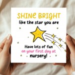 Good Luck Nursery Card For Son Daughter With Kraft Envelope 