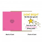 Good Luck Card For Start Of Primary School With Kraft Envelope