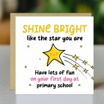 Good Luck Card For Start Of Primary School With Kraft Envelope