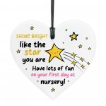 Gift For First Day Of Nursery Acrylic Heart Gift For Daughter