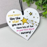 Gift For First Day Of Nursery Acrylic Heart Gift For Daughter