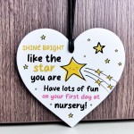 Gift For First Day Of Nursery Acrylic Heart Gift For Daughter