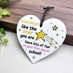 Gift For First Day Of School Acrylic Heart Gift For Daughter Son