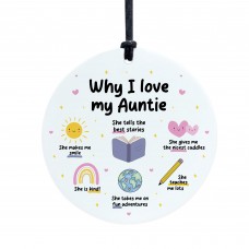 Auntie Christmas Birthday Gifts for Auntie Acrylic Plaque