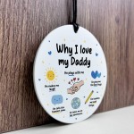Daddy Christmas Birthday Gifts for Daddy Acrylic Plaque