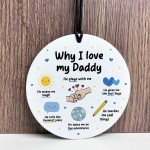 Daddy Christmas Birthday Gifts for Daddy Acrylic Plaque