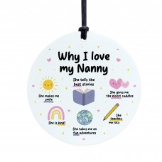 Nanny Christmas Birthday Gifts for Nanny Acrylic Plaque