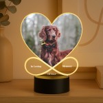Dog Memorial Plaque With LED Light Personalised In Loving Memory Dog Memorial Plaque With LED Light Personalised In Loving Memory