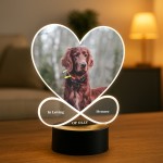 Dog Memorial Plaque With LED Light Personalised In Loving Memory Dog Memorial Plaque With LED Light Personalised In Loving Memory