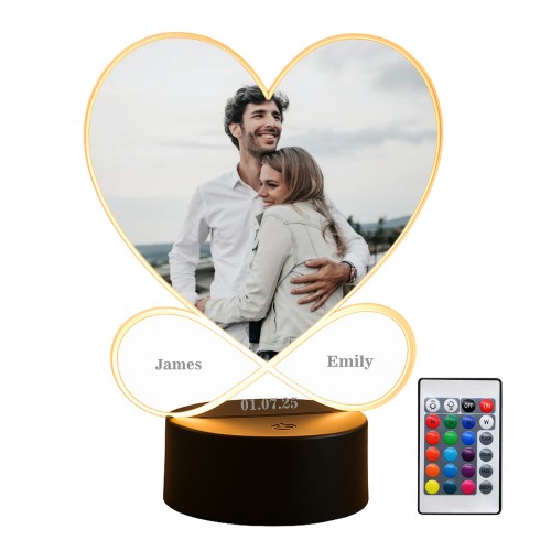 Couple Gift Couple Photo Frame Picture With LED Light
