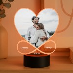 Couple Gift Couple Photo Frame Picture With LED Light