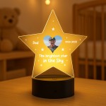 Personalised Dad Memorial Night Light Custom Photo Lamp LED Personalised Dad Memorial Night Light Custom Photo Lamp LED