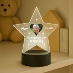 Personalised Mum Memorial Night Light Custom Photo Lamp LED