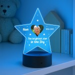 Personalised Nan Memorial Night Light Custom Photo Lamp LED