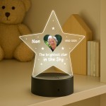 Personalised Nan Memorial Night Light Custom Photo Lamp LED