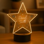 Custom Name Sign LED Sign Personalised Gifts For Boys Bedroom