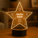 Personalised Girls Bedroom LED Sign Baby Girls Nursery Decor