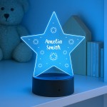 Personalised Girls Bedroom LED Sign Baby Girls Nursery Decor