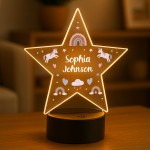 Girls Bedroom LED Sign Baby Girls Nursery Decor Personalised