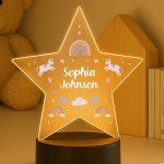 Girls Bedroom LED Sign Baby Girls Nursery Decor Personalised