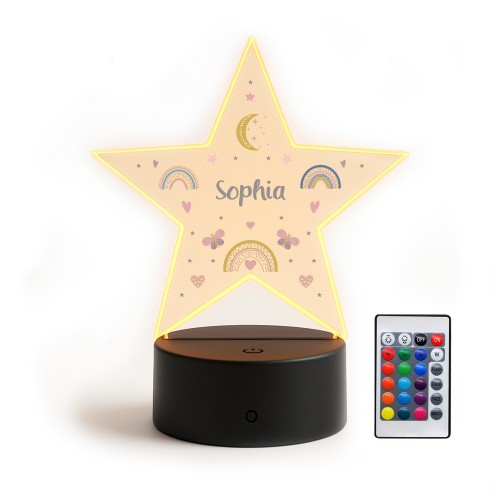 Girls Bedroom Night Light Baby Girls Nursery Decor Personalised Girls Bedroom Night Light Baby Girls Nursery Decor Personalised