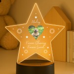Personalised Dog Memorial Night Light Custom Photo Lamp LED