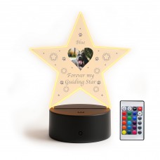 Pet Memorial Sign Personalised Custom Photo Lamp LED Sign