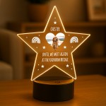 Dog Memorial Plaque With LED Light Pet Photo Sign Personalised