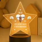 Dog Memorial Plaque With LED Light Pet Photo Sign Personalised