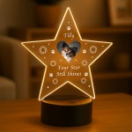 Dog Memorial Sign Personalised Custom Photo LED Special Gift