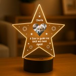Personalised Dog Memorial Gifts Custom LED Pet Memorial Plaque