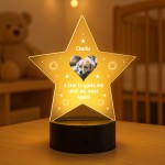 Personalised Dog Memorial Gifts Custom LED Pet Memorial Plaque