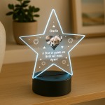 Personalised Dog Memorial Gifts Custom LED Pet Memorial Plaque