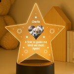 Personalised Dog Memorial Gifts Custom LED Pet Memorial Plaque